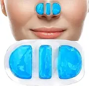 Gel Ice Packs for Injuries, Reusable Cold Compress Ice Packs, Flexible Ice Packs, Cold Pack for Pain Relief, Rehabilitation, Soft Touch Gel Cold Pack for Injury Part of Nose
