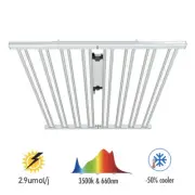 Phlizon FD6500 640W Plant Led Grow Light Bar Full Spectrum Dimmable Indoor Grow