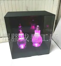 在飛比找Yahoo!奇摩拍賣優惠-500ml發光塑膠燈泡飲料瓶 PET塑膠燈泡瓶/創意燈泡瓶 