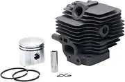 Compatible with Husqvarna G26/H226 Lawn Mower Hedge Trimmer Brush Cutter 34mm Piston Piston Ring kit and Cylinder Assembly