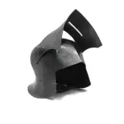 Medieval knights Larp Armor German Black Sallet Helmet Halloween