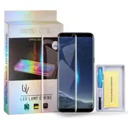 [1 PACK] For Samsung Galaxy S8 UV Liquid Gel Tempered Glass Screen Protector Guard (Clear)
