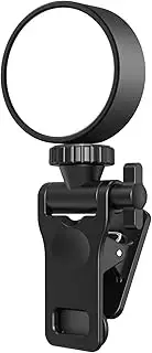 Monitor Camera Mount Clip - Anti-Slip Selfie Light Clamp Replacement | LED Lamp Attachment, Portable Phone Mount with 1/4 Screw Connector for Phone Tripod