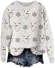 [RanRui] Ugly Christmas Sweater for Women – Funny & Festive Xmas Sweater, Plus Size Options, 2024 Holiday Collection, 41 Models, Medium