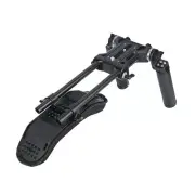 Niceyrig Shoulder Pad Kit with15mm Rod Clamp Rosette Mount BasePlate Handle Grip