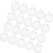 Veemoon 60pcs Blank Round Paper Key Tags with Rings Double Sided Writable Labels for Organizing Keys Luggage and Jewelry for Office Home and Travel Use