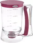 Pancake Batter Dispenser - 4-Cup Batter Dispenser with Squeeze Handle for Pancak