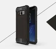 MCC Shockproof Samsung Galaxy S8 Plus S8+ Heavy Duty Phone Case Cover S [Black]