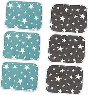 Totority 6Pcs Hamster Mat Reusable Pet Sleeping Nest Pad for Guinea Pig Hedgehog Ferret Machine Washable Lightweight Design for Animal Cages
