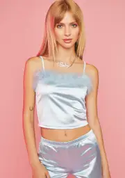 [Sugar Thrillz] Cloudy Exes and OMGs Satin Tank