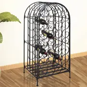 Wine Rack for 35 Bottles Metal vidaXL