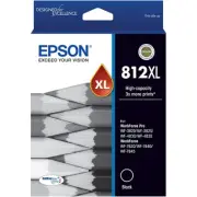 EPSON 812XL BLACK INK CARTRIDGE 1100 PAGE YIELD (EPSON WF3820, EPSON WF3825, EP