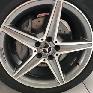 Mercedes Benz 賓士 高品質 原廠款 運動版 黑麥穗 鋁圈蓋 中心蓋 輪框蓋 75mm W205 W213