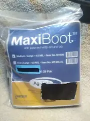 NEOGEN CORPORATION MaxiBoot Boot Cover, Medium/Large, 25-Pr. MT400