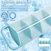 2 Pcs Ice Cube Trays DIY Ice Cube Molds Airtight Ice Cube Mold Trays 15 wefCX