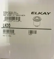Elkay LKDD, Brushed Stainless strainer basket, drain cover & tailpiece
