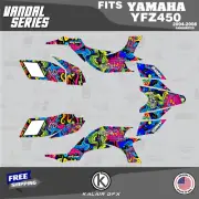 Graphics Kit for YAMAHA YFZ 450 (2004-2008) CARB YFZ450 Vandal - Magenta 16 MIL