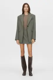 Annick Single-breasted Blazer in Sacramento Green - CAMILLA AND MARC® C&M
