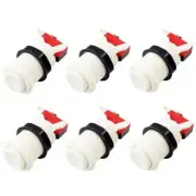 Arcade Game HAPP Style Push Button with Microswitch For JAMMA MAME DIY White US