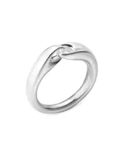 Georg Jensen Sterling Silver Reflect Interlocked Ring