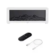 Flame Diffuser Fireplace Essential Oil Diffuser Air Humidifier Cool Mist4988