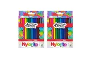 2x 12pc Texta The Original Nylorite Coloured Drawing Kids Markers Art Water Base