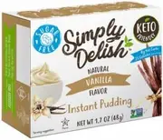 Simply Delish Vanilla Natural Pudding & Pie Filling G/F 44g