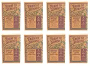 (8) FARM TO SUMMIT INSTANT LATTE DOUBLE SHOT COFFEE 6 PACKETS EA - EXP 2/26