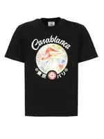 [Casablanca] Casablanca-T-Shirt Mushroom Emblem Nera-Uomo M