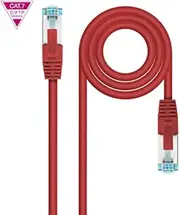Monkey Ladder Network Cable Cat.7 600MHZ LSZH SFTP PIMF AWG26, Red, 30 cm
