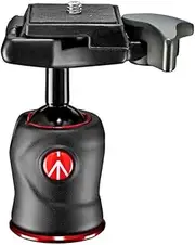 Manfrotto MH490-BH, Centre Ball Head with 200LT-PL Quick Release for Small DSLR/CSC, Compact Cameras, LED, Lights, Monitors, Action Cameras and Accessories, Payolad 4kg