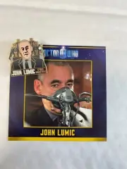 DANBURY MINT THE DR DOCTOR WHO BBC TV PIN ENAMEL BADGE COLLECTION - JOHN LUMIC