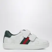 [GUCCI] Ace sneaker in white GG Supreme fabric 33 IT White