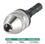 Easy and Hassle Bit Changes with Hex Shank Keyless Drill Bit Chuck Adapter