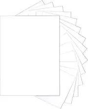 Silunkia 28 Sheets Bright White Cardstock 8.5 x 11 Certificate Paper, 92lb White Card Stock Printer Paper for DIY Cards, Wedding, Business Cards, Menus, Invitations