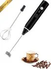 Handheld Electric Milk Frother 3-Speed USB Rechargeable Foam Maker with 2 Whisks