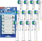 Replacement Toothbrush Heads Compatible with Oral B Braun, 12 Pcs Professional Electric Toothbrush Heads Brush Heads Compatible with Oral B Replacement Heads Refill 7000/Pro 1000/9600/500/3000