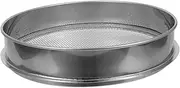 Stainless Steel Soil Sieve Round Mesh Sifter Metal Garden Sifting Tool for Garden Soil Screening and Particle Separation