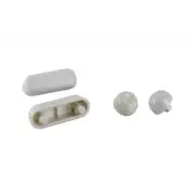 Plumb Pak Toilet Seat Bumpers White Plastic For Universal