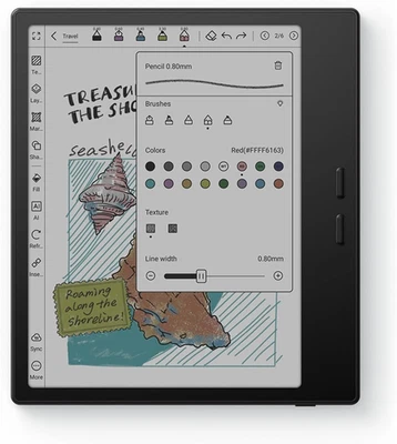 Tablet Go Color 7 Gen II E Ink Tablet 4G 64G Support Active Stylus Inksense (Bla