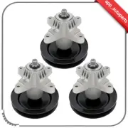 3Pack Spindle Pulley Assembly 918-0624A For MTD Cub Cadet Troy-Bilt 618-0624