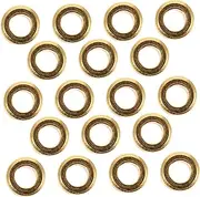 JOINPAYA 20pcs Electric Guitar String Beads Acoustic Parts Fret Guitar Accessories Folk Guitar Supply Guitar Accessory Guitar Tail Beads Metal Golden