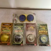 Yomega Hyper Yo-Yo Hyper RB2 Hyper Brain Fireball Hyper Loop Glow 4 set YOYO