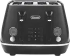 DeLonghi Distinta Moments 4 Slice Breakfast Toaster - Black CTIN4003BK