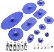 MCNVNEFSAW 1set Dent Puller Tabs Glue Pulling Tabs Paintless Dent Repair Car Dent Removal Body Repair Kit Sheet Metal Tools