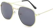 [Sibeg] Round Sunglasses For Women Men 2024 New Classic Small Frame Alloy Mirror Sun Glasses Vintage Eyeglass
