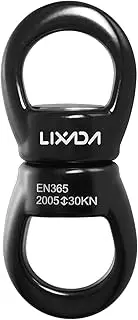 Eacam Swing Swivel 30kN Safest Rotational Device Swing Spinner Carabiner Swivel Climbing Rope Swivels for Web Tree Swing Setting Hammock
