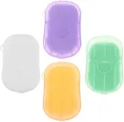 Pack Travel Soap Sheets Portable Hand Washing Soap Slices Box Pack for Travel