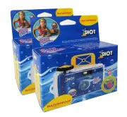 Waterproof Disposable Camera - 35mm Underwater - 27 Exposures - ASA/ISO400 Co...