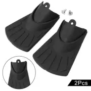 MTB Road Bicycle Scooter Mudguard Tail Cover in Black Rubber Fish Tail Design